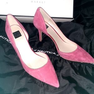 Black house white market heels